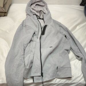 Large full zip sweater